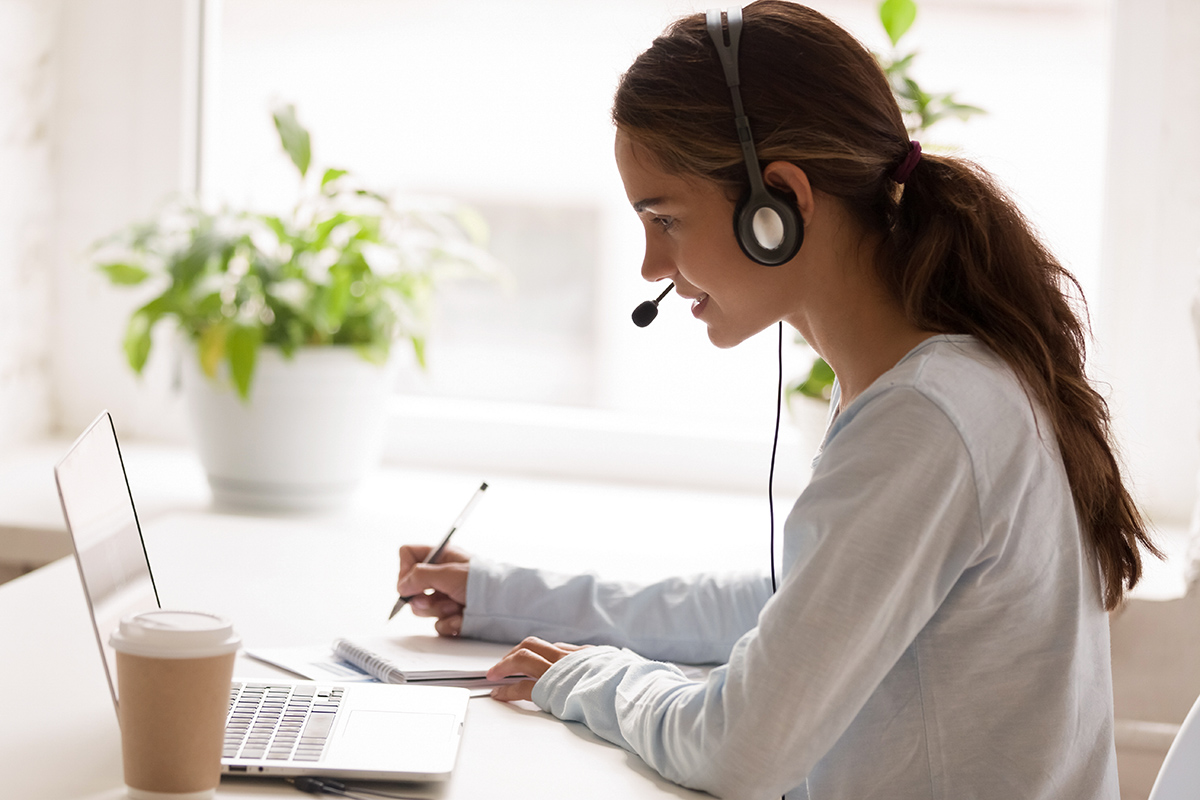 Lady in Headphones